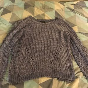 Light Blue Soft Knitted Sweater